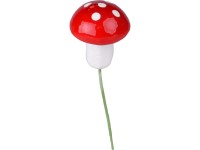 Prízdoby 12ks 25 mm muchotrávka